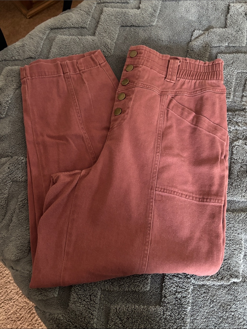 Knox Rose women’s Rust Rose Ankle Cargo Pants